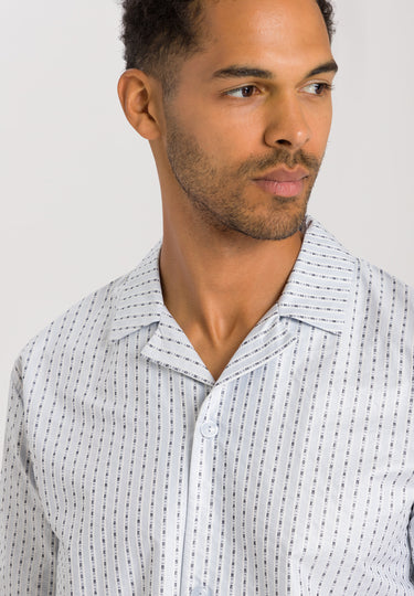 75766 S/SLV PAJAMA - 2874 Hanro Stripe